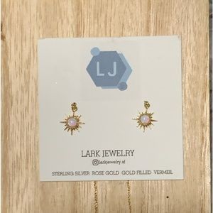 🌸SOLD🌸Sunburst threader earrings